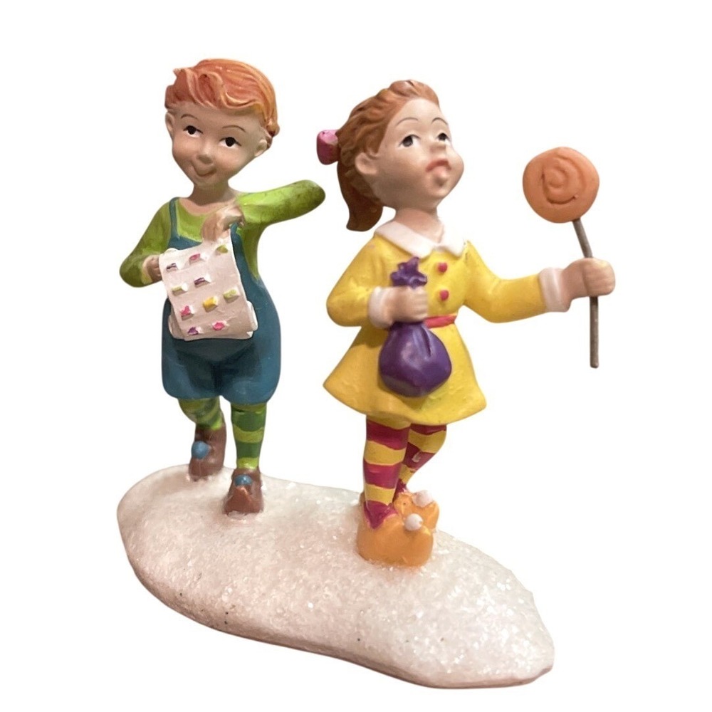 Lemax Christmas Village Figurines Miniature Dept 56 Elves Elf Children‎ Candy